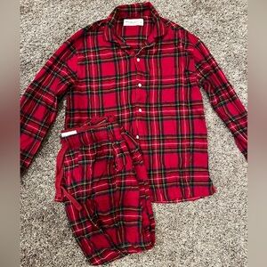 Abercrombie and Fitch Plaid PJ Set